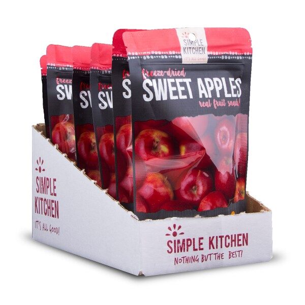6 Pack Freeze-Dried Sweet Apples