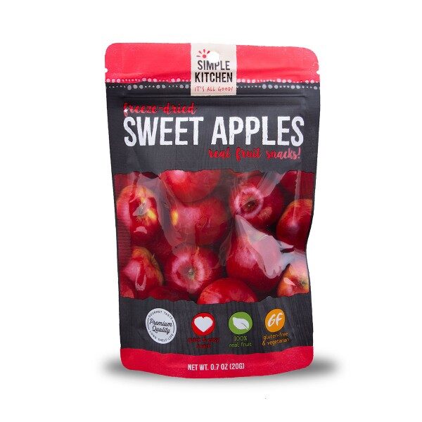 6 Pack Freeze-Dried Sweet Apples