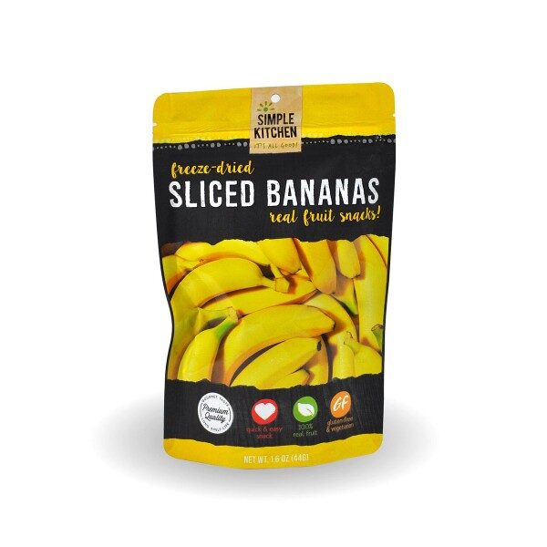 6 Pack Freeze-Dried Bananas