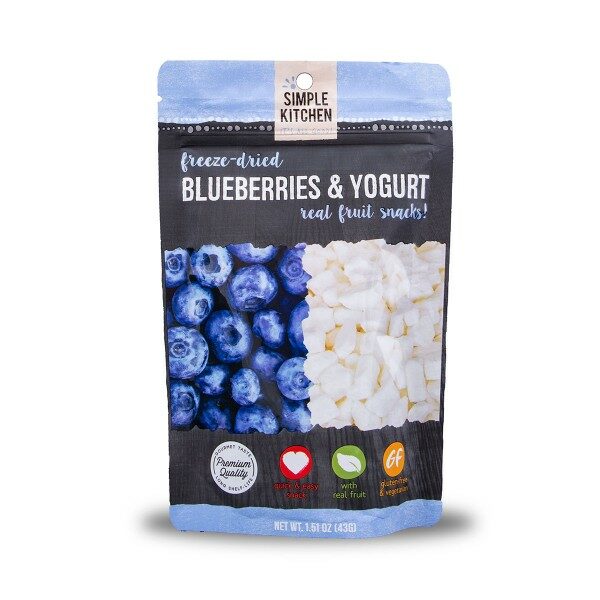 6 Pack Freeze-Dried Blueberries & Yogurt