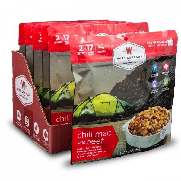 Chili Mac with Beef Camping Food (Case of 6)