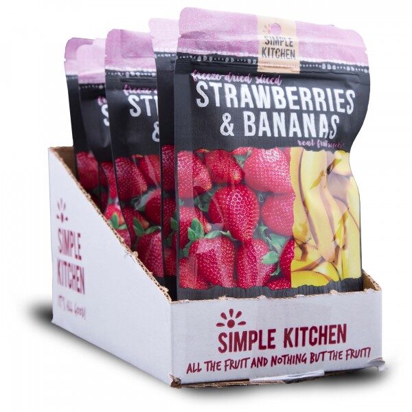 6 Pack Freeze-Dried Strawberries & Bananas