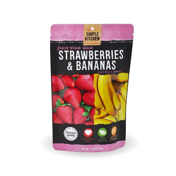 6 Pack Freeze-Dried Strawberries & Bananas