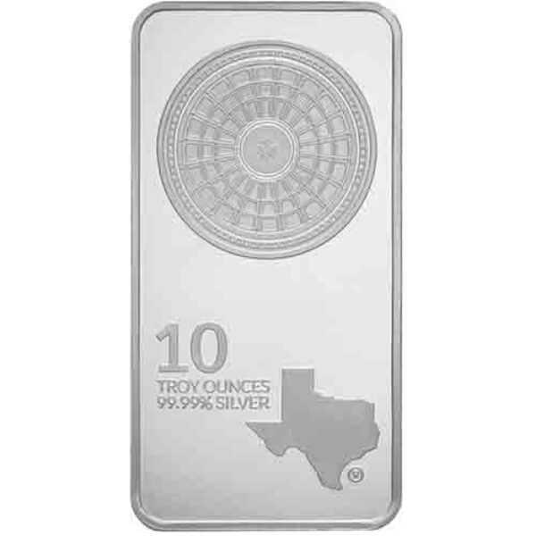 10 oz Texas Mint Silver Bar (New)